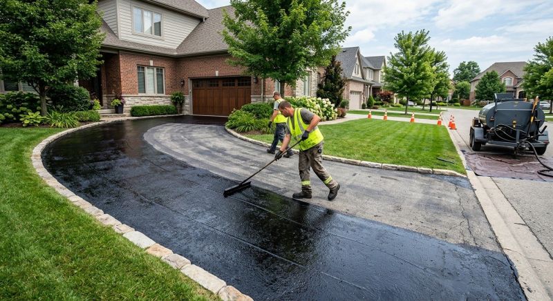 Driveway Sealcoating in Grand Rapids, MI